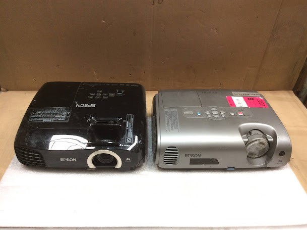 Epson EMP-X3&EH-TW5200 LCD Projectors (Lot of 2)