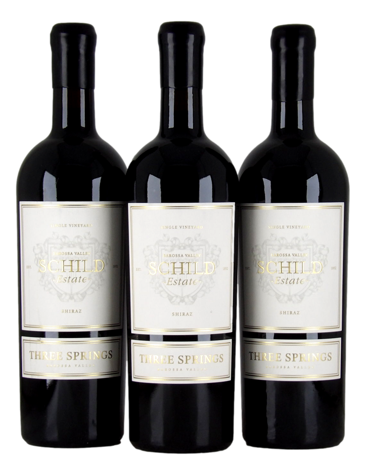 Schild Estate Three Springs Shiraz 2019 (3x 750mL), SA.