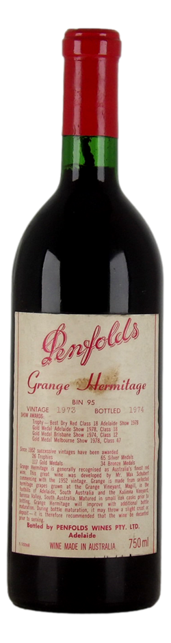 Penfolds Bin 95 Grange Hermitage 1973 (1x 750mL) SA.