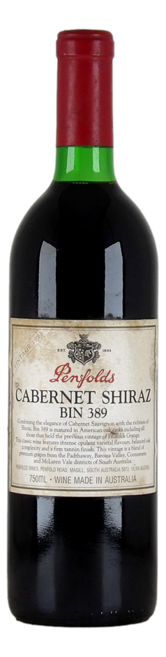 Penfolds Bin 389 Cabernet Shiraz 1993 (1x 750mL) SA.
