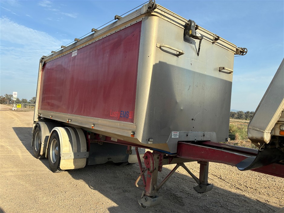 2008 Lusty EMS Tan Semi Tipper Trailer (B)