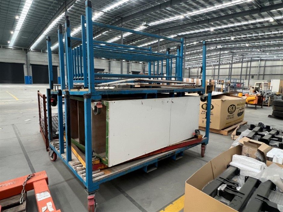 Steel Frame Trolleys x2