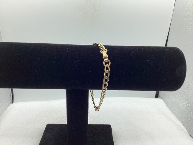 1 x Stamped 9ct Yellow Gold, Chain Bracelet