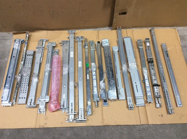 Mix Brand and Model Server Rack Rail Kits (Lot of 20)