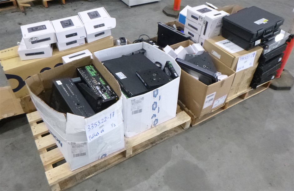Audio Visual & Lab Equipment, Assorted Brands, Pallet Of