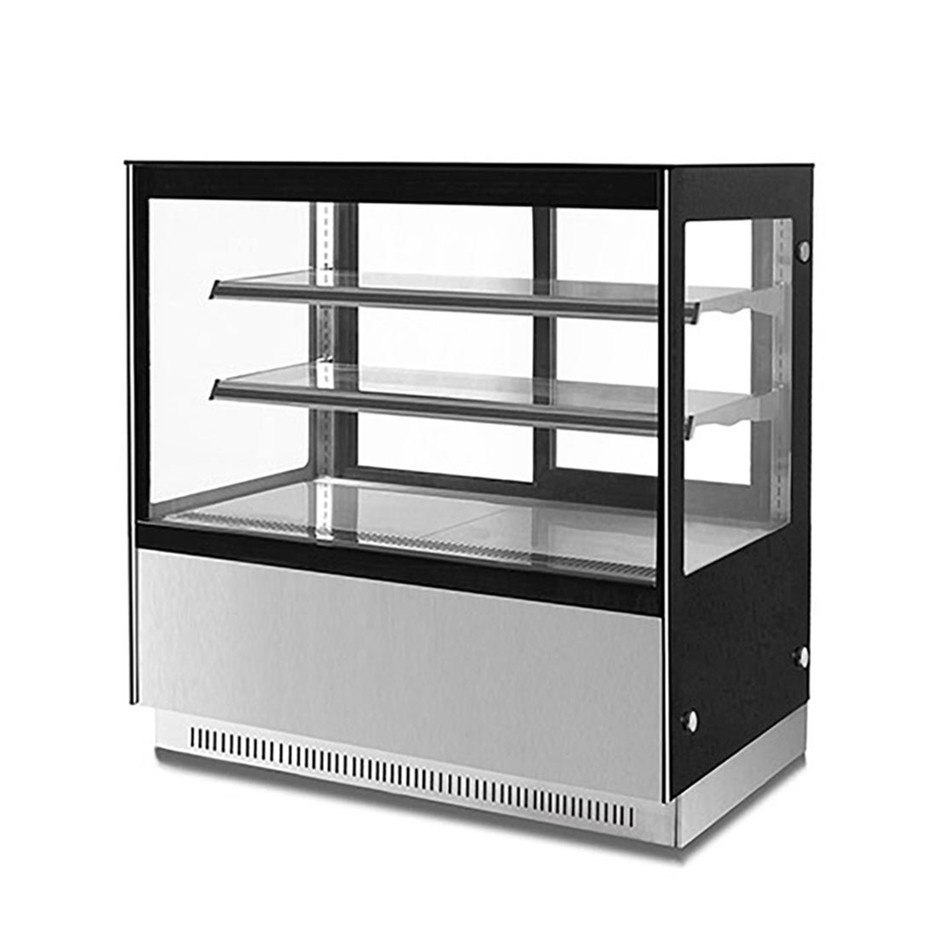 Square Glass Cake Display 2 Tier 