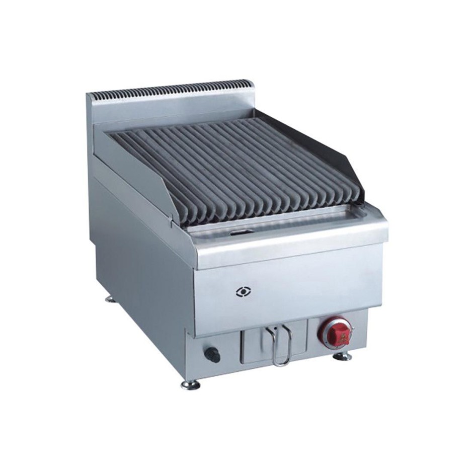 Gas lava rock grill