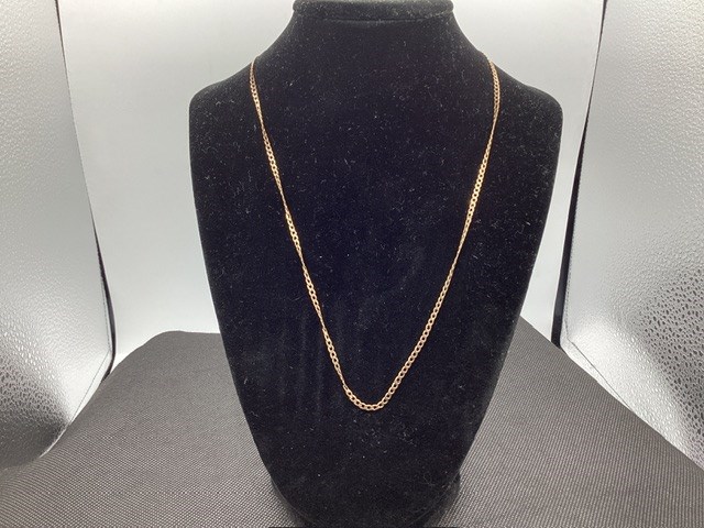 1 x Stamped 9ct Yellow Gold, Chain Necklet Broken Clasp and Finals