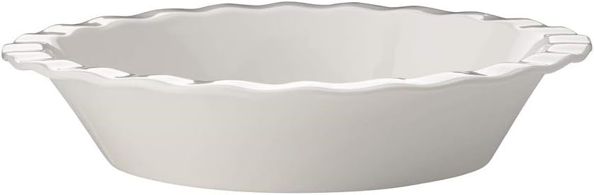MAXWELL & WILLIAMS Epicurious Fluted Pie Dish, 25x5cm, White Porcelain, Gif