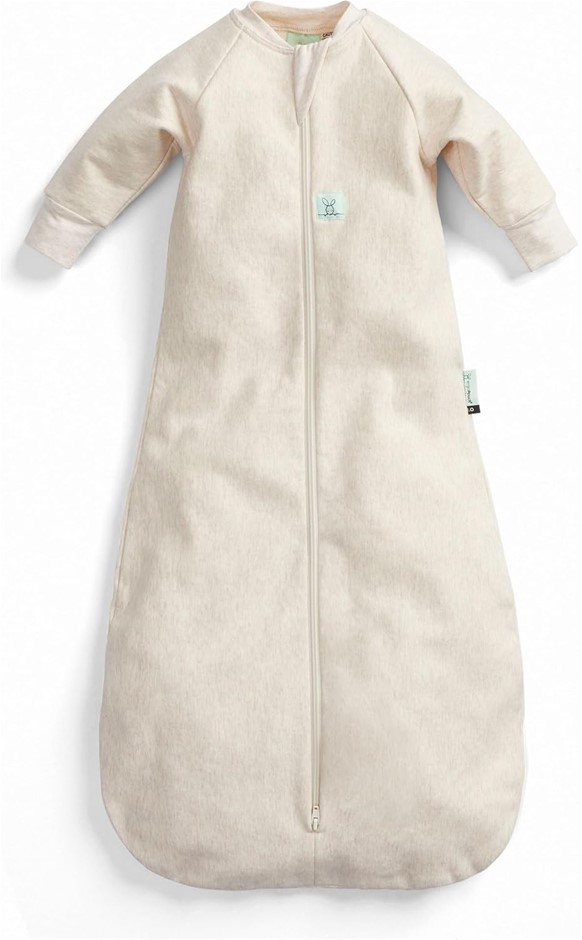 ERGOPOUCH 1.0 TOG Sleeping Bag with Sleeves, 8-24 Months, Oatmeal Marle Pri