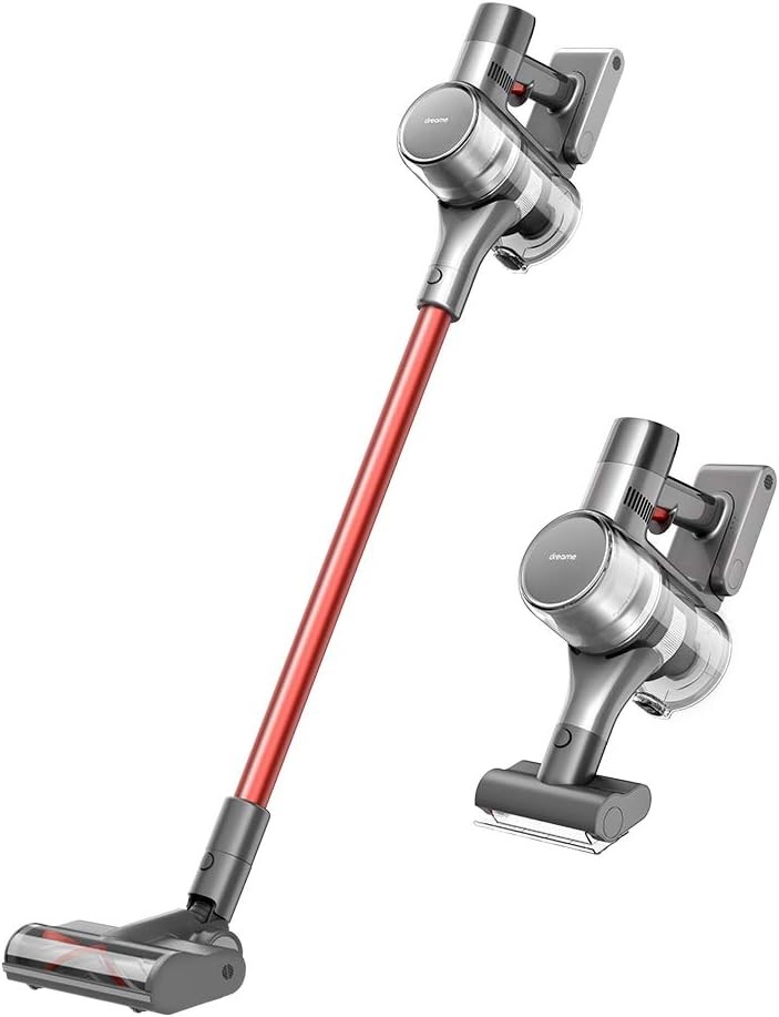 DreameTech T20 Cordless Vacuum Cleaner with All-in one HD Screen, 70 mins R