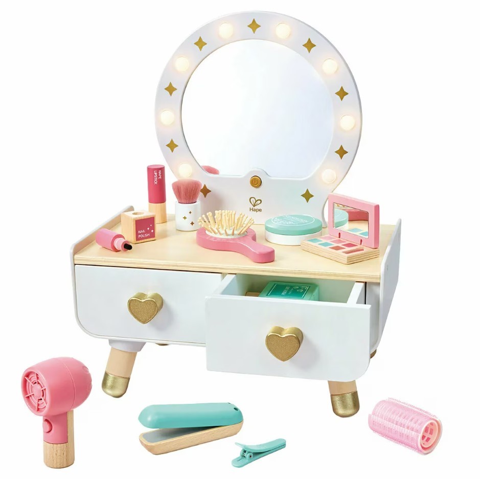 HAPE My Sparkling Vanity Mirror Toy Set.