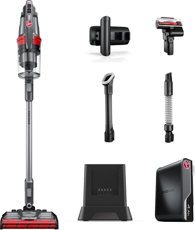 HOOVER ONEPWR Emerge Pet+ Cordless Stick Vacuum Cleaner. NB: Has Been Used,