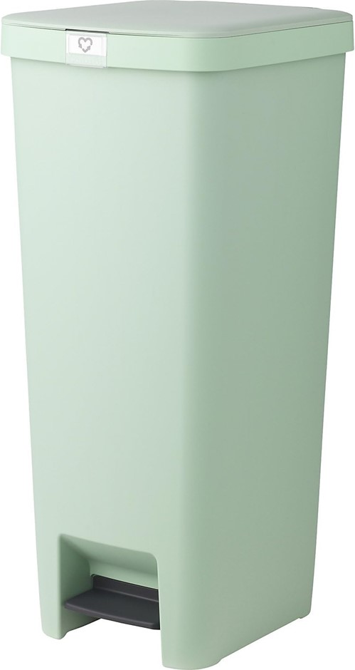 BRABANTIA StepUp Pedal Rubbish Bin 40 Litre, Jade Green, Made in Belgium. N