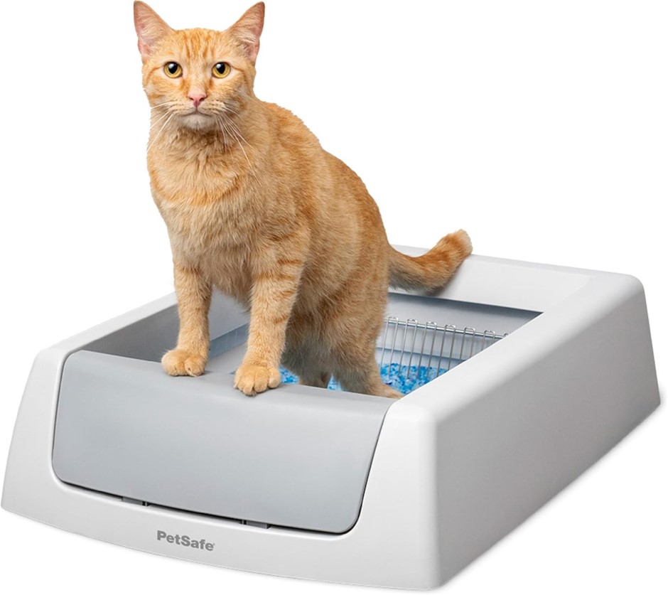 PETSAFE ScoopFree Crystal Classic Self-Cleaning Litter Box System, Automati
