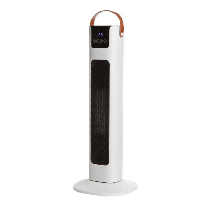 PURSONIC 2000W Portable Home/Office Tower Heater 23x60cm, White.