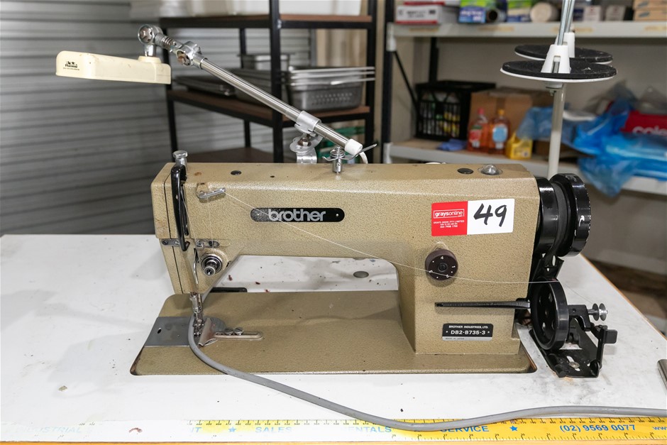 Brother DB-B735-3 Industrial Sewing Machine with Table
