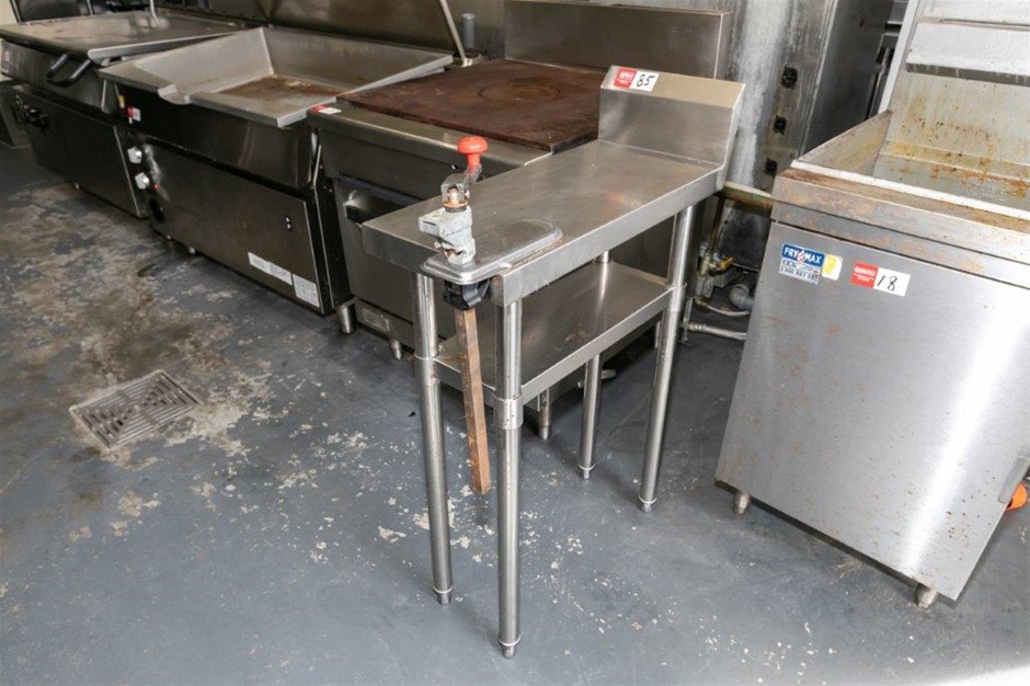 Stainless Steel Bench with Under Shelf