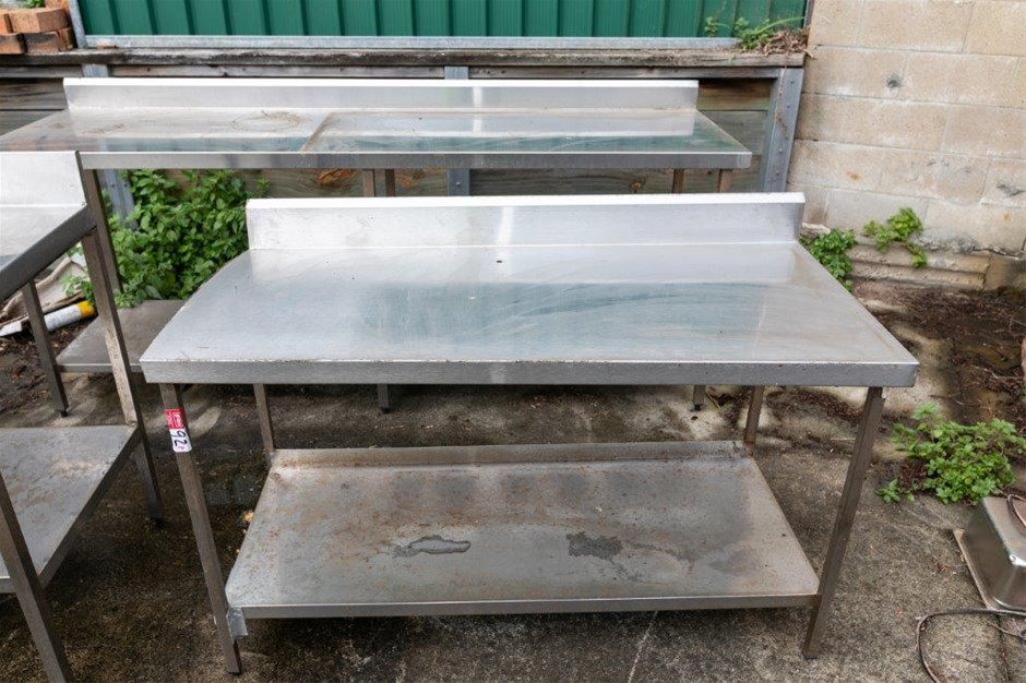 Stainless Steel Prep Bench with Under Shelf