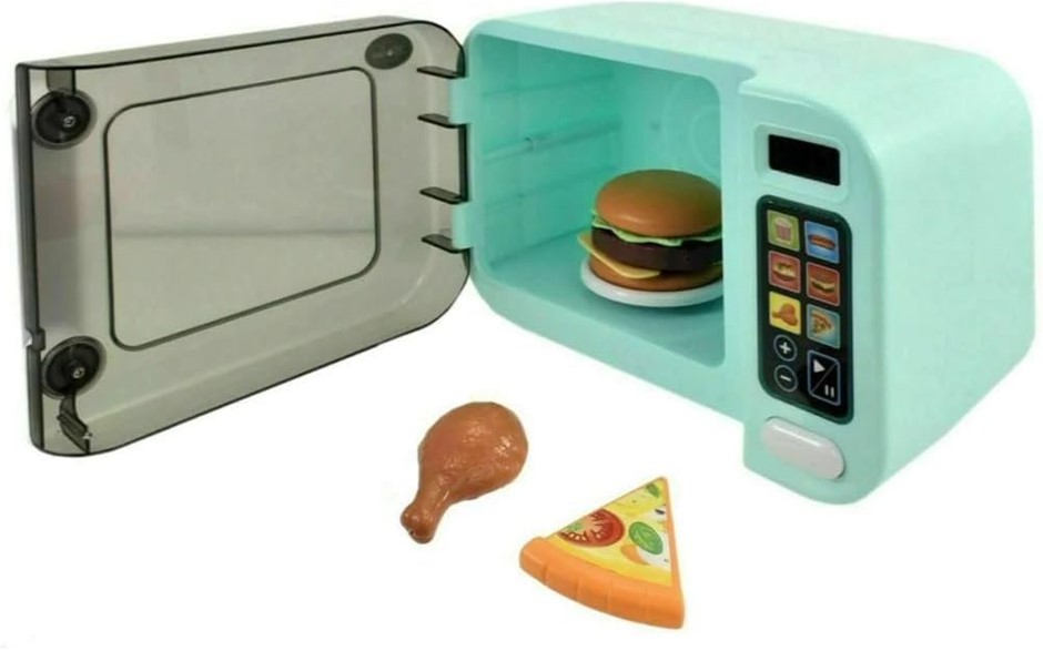 INFUNBEBE First Microwave Oven with Light and Sound Toy. NB: Missing food a