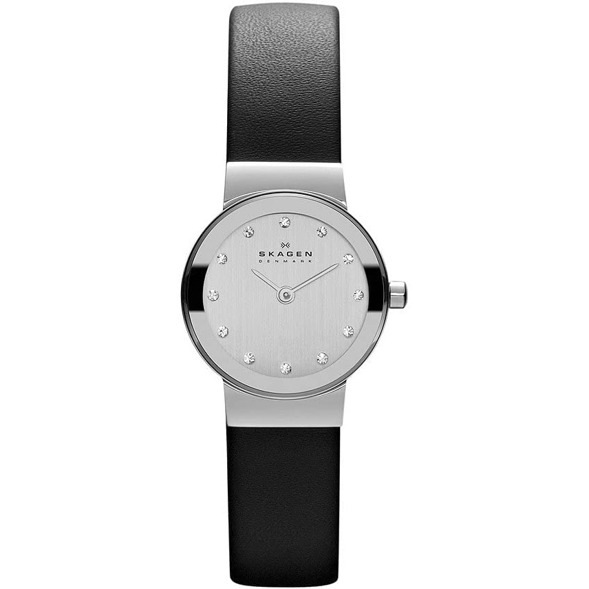 SKAGEN Women's Ancher Two Tone Silver Quartz Watch, 22mm, Chrome Dial, 30m