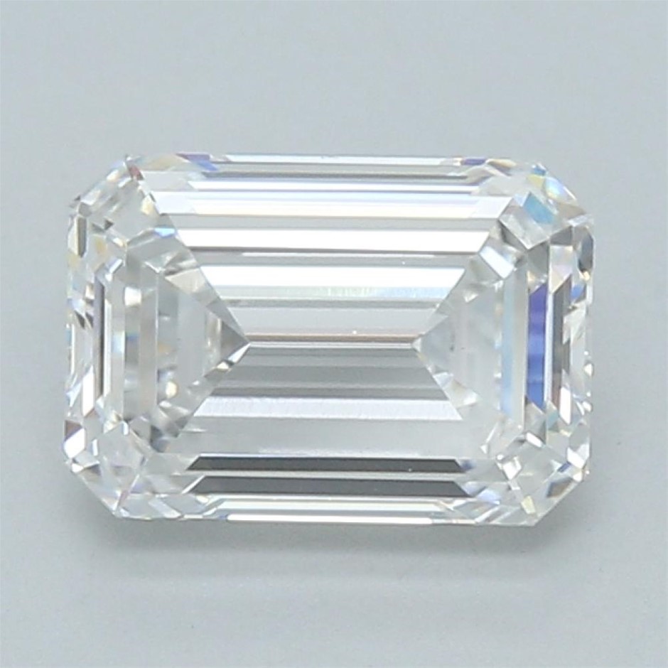2.77 Carat Emerald Cut Diamond E/VVS2
