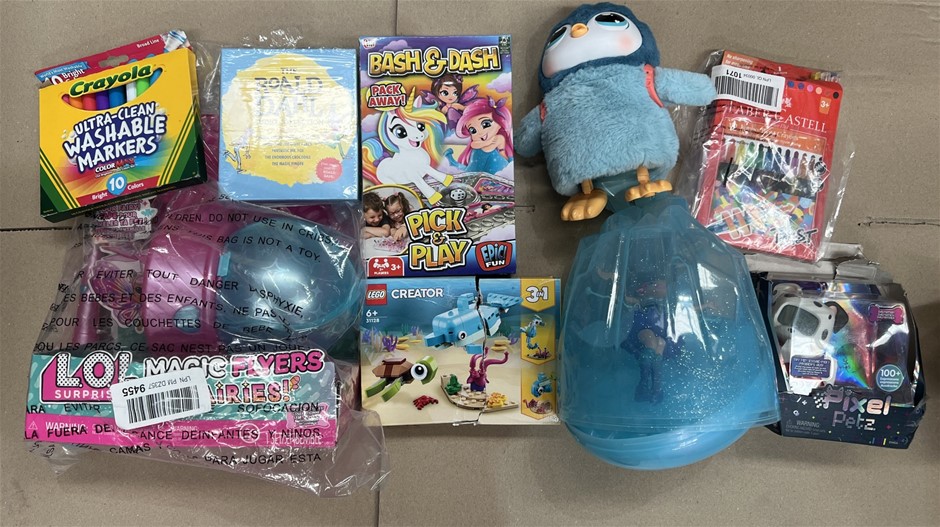 9 x Assorted Girls' Toys. Comprising: PETS ALIVE, LOL SURPIRSE, LEGO & More