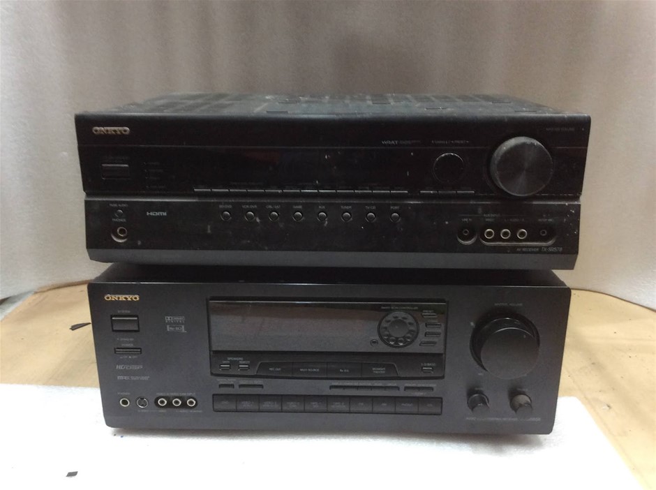 Onkyo TX-DS656 Audio Video Control Receiver + Onkyo TX-SR578 AV Receiver