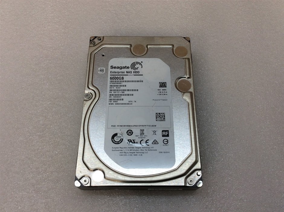 Seagate Enterprise NAS HDD 6000GB Hard Drive