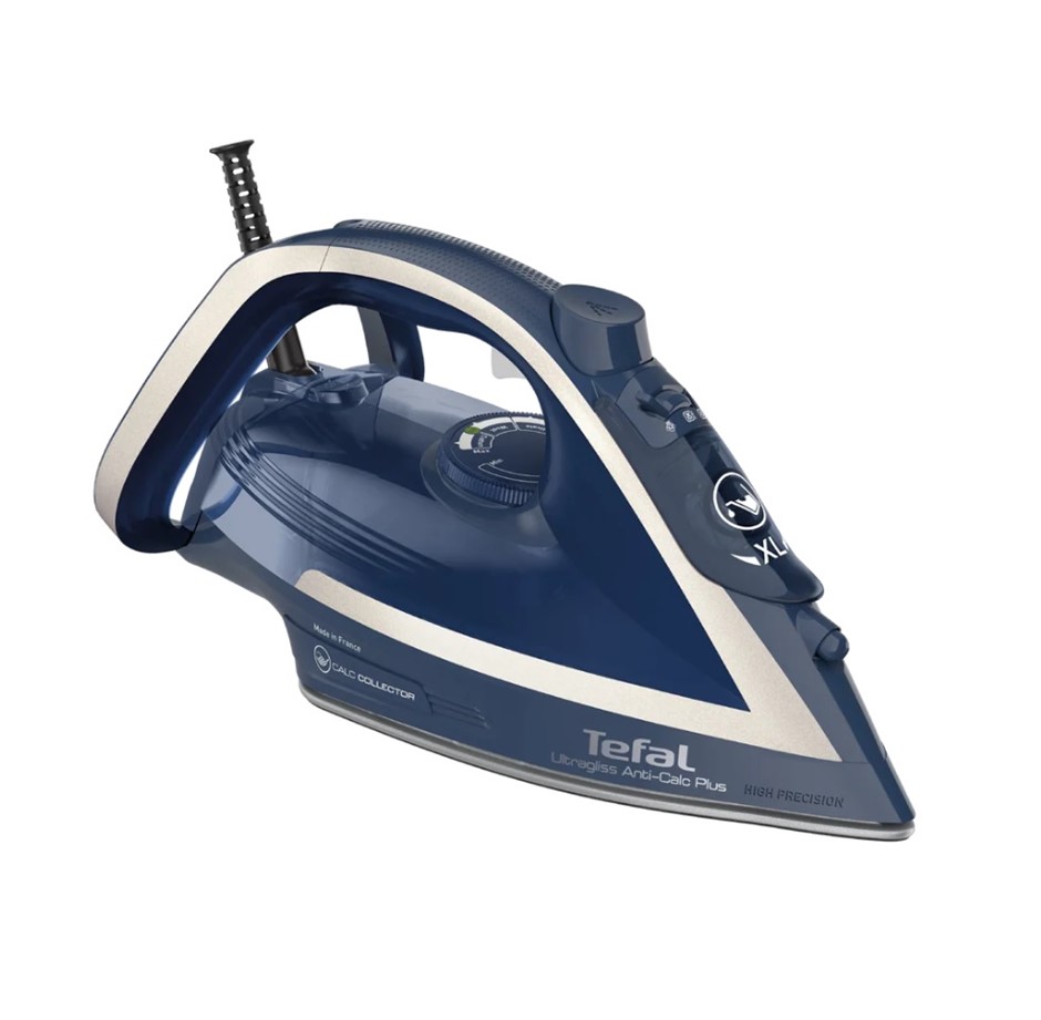 TEFAL Ultra Gliss Anti-Calc Plus Iron, Navy, FV6849. N.B: Not in original p
