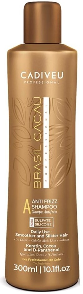 2 x CADIVEU Anti-Frizz Shampoo, 300ml.