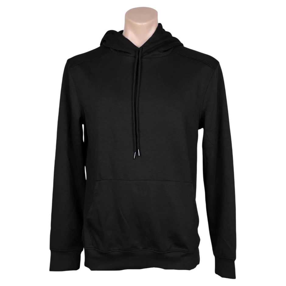 BOSTON TRADERS Men's Soft Hoodie, Size M, Black.