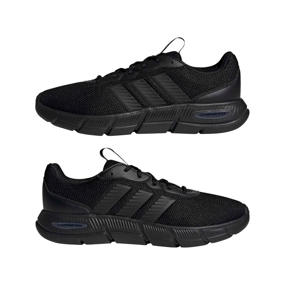 ADIDAS Cloudfoam Flex - Laces Shoes, Size US11.5, Black/Black/GreySix, HQ48