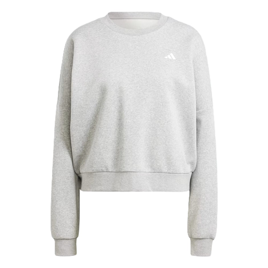 ADIDAS Women's SL FC Sweatshirt, Size AU 2XL, MediumGreyHeather/White, IX79
