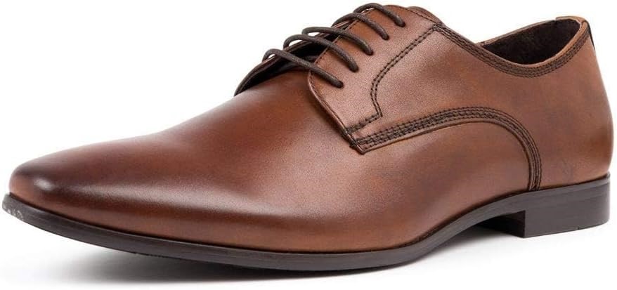 JULIUS MARLOW Men's Jaunt Derby Shoes, Size UK8 / US9 / EU42, Cognac. RRP: