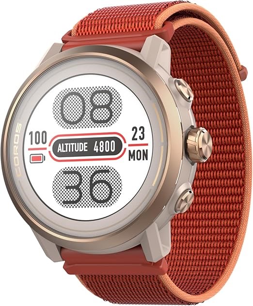 COROS APEX 2 Outdoor GPS Watch, 1.2" Sapphire Titanium, 14 Days Battery Lif