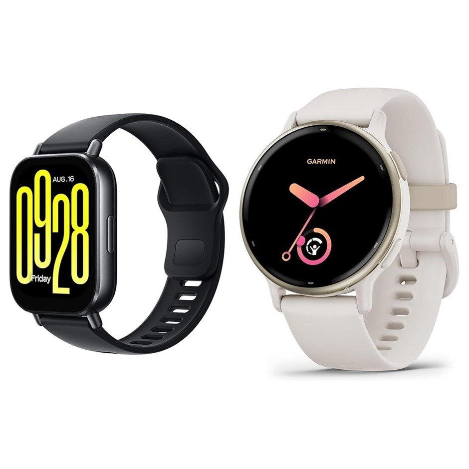 2 x Assorted Smart Watches. 1 x GARMIN vívoactive 5, Health and Fitness GPS