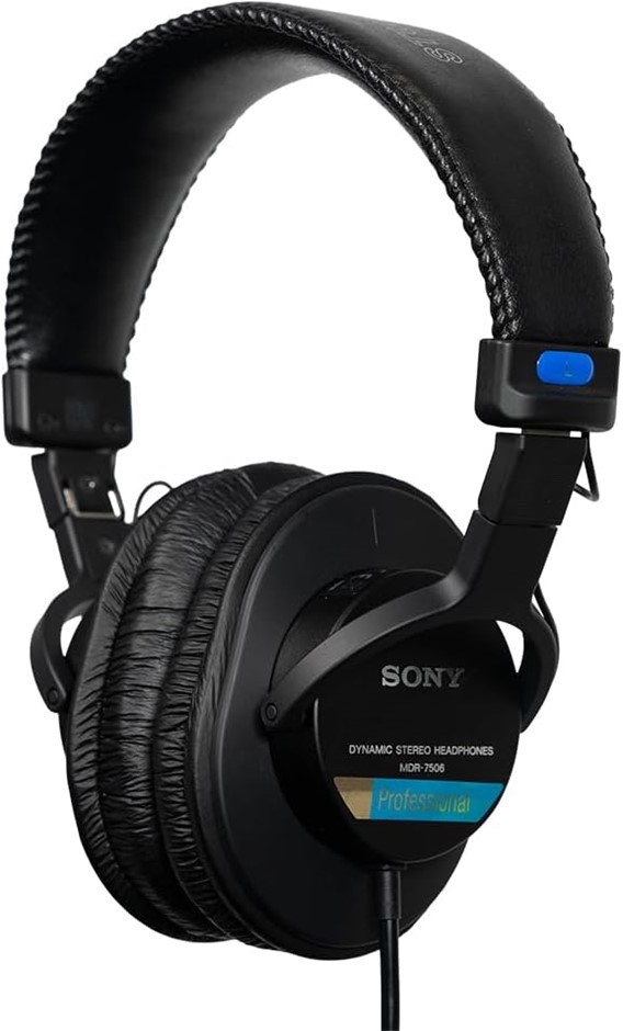 SONY MDR7506 Professional Large Diaphragm Headphone. NB: Not In Original Bo