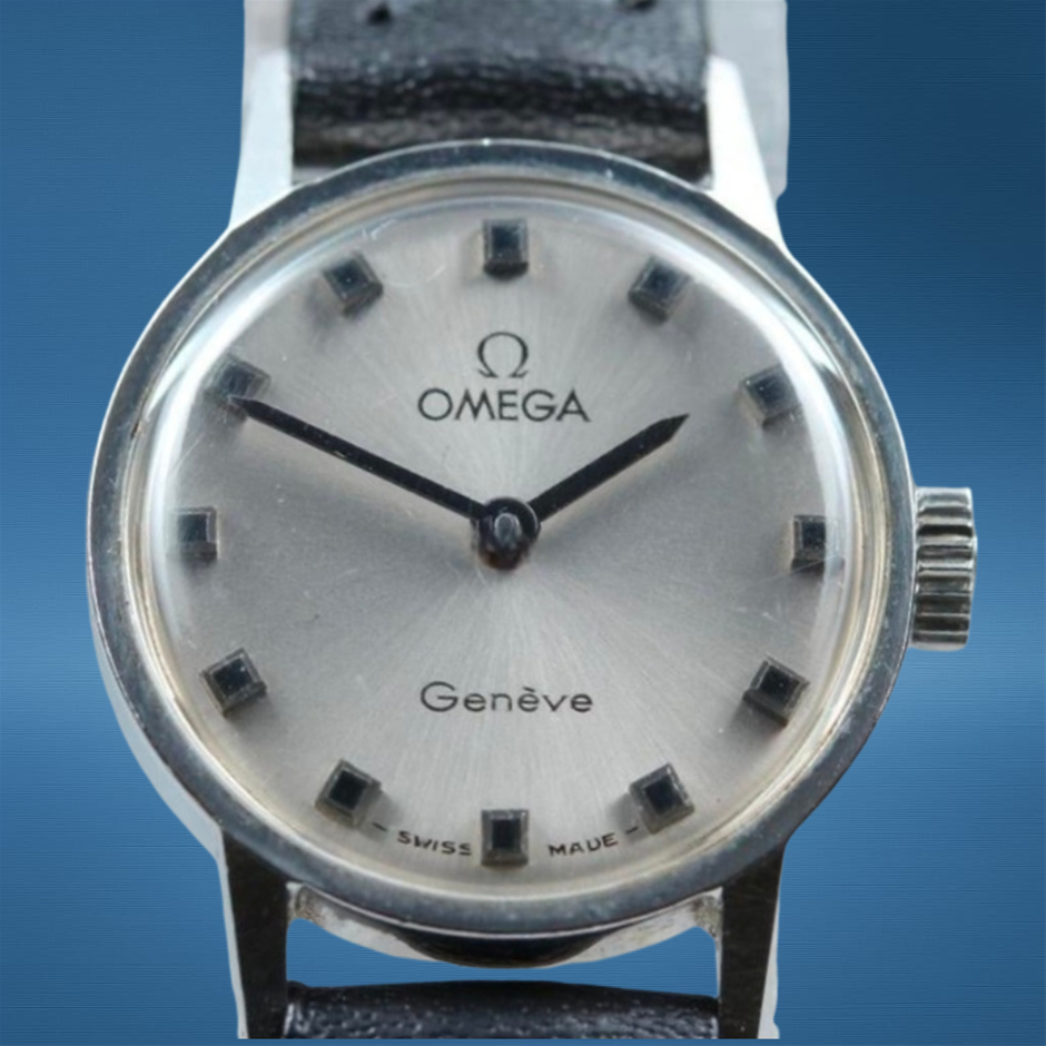 OMEGA GENÈVE 20MM STAINLESS STEEL 511.0451 MANUAL WIND CAL WXO & COA