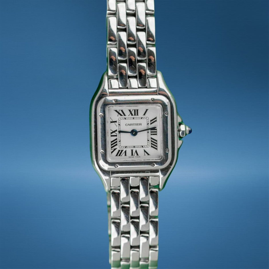 CARTIER PANTHÈRE SMALL 22MM STAINLESS STEEL WSPN0006 QUARTZ BXO & COA