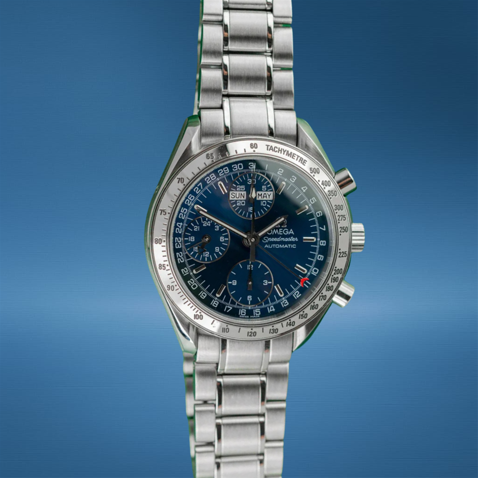 OMEGA SPEEDMASTER DAY DATE 39MM STAINLESS STEEL 3523.80.00 BXP & COA