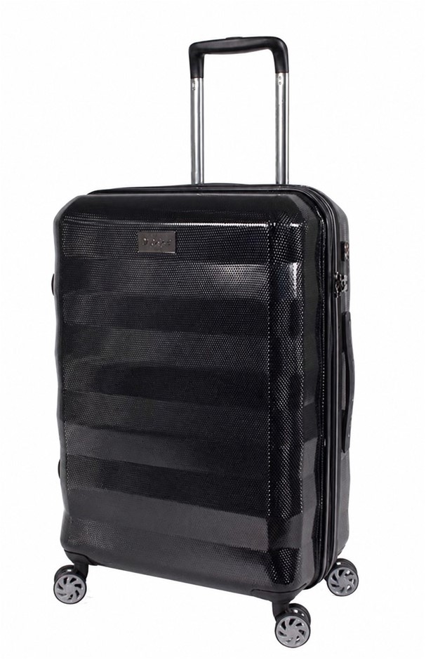 TOSCA Kryptonite Hardside Spinner Luggage, Carry-on 53cm, Black NB: minor u