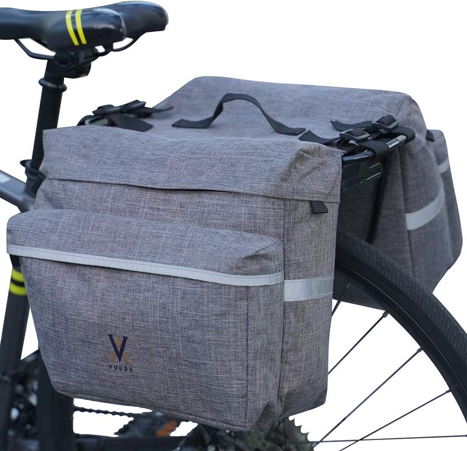 VUUDH 26L Water-Resistant Portable Bike Pannier Bag - Bicycle Panniers with