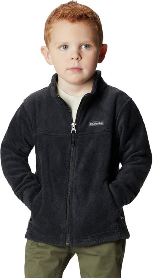 COLUMBIA Boy's Steens Mt Ii Fleece Outerwear, Size M, Black, 151045. Buyer