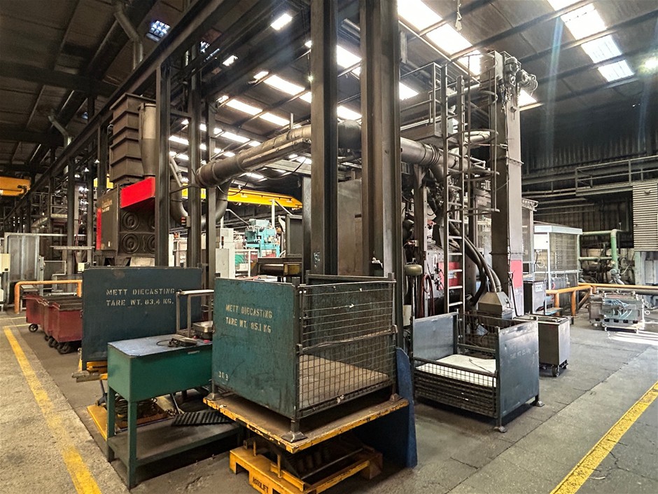 2000 Buhler Evolution 140F Die Casting Machine Cell 1