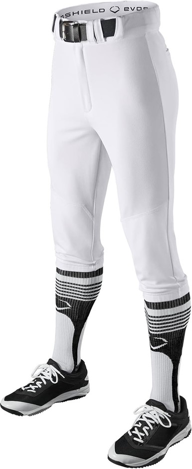 2 x EVOSHIELD Men's Salute Knicker Baseball Pant, Size S, Team White, WB600
