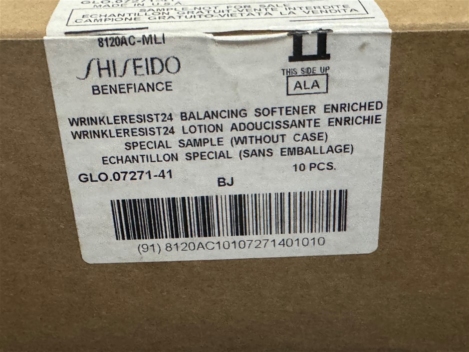 BENEFIANCE WRINKLE RESIST 24 BALANCING SOFTENER 25ML TRAVEL SIZE, BOX OF 10