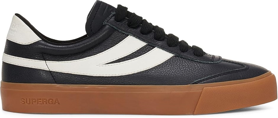 SUPERGA Unisex Adult's 4834 Club S Swallow Leather Sneaker, US8M/9.5W/EU41,