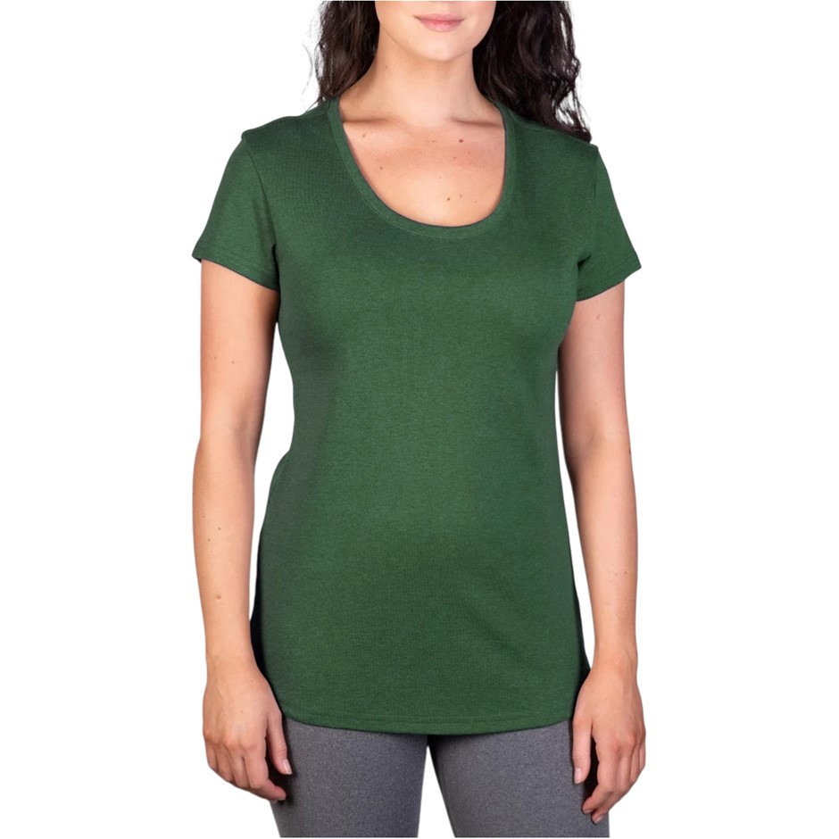 2 x SIGNATURE Women's Pima Cotton Tee, Size XL, 100% Pima Cotton, Black. B