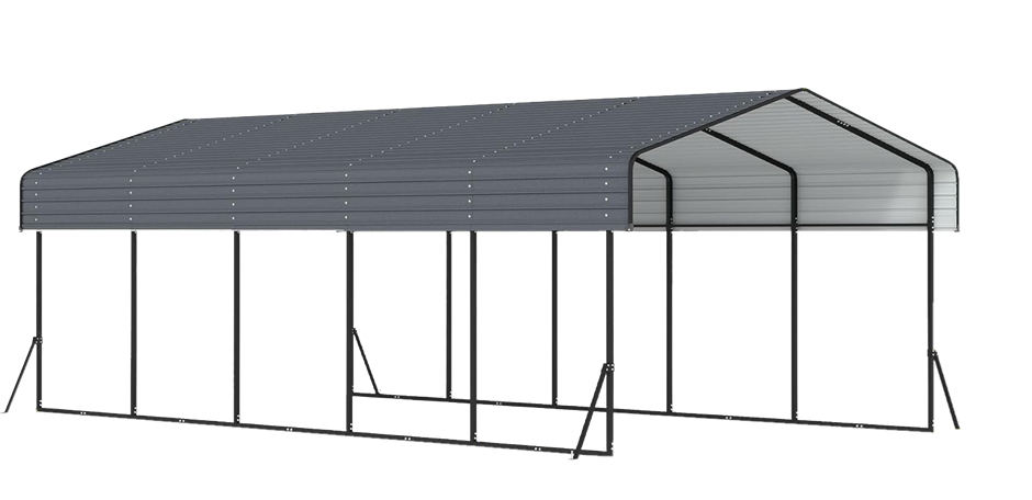 2026 Unused LandHonor 26 x 13 Ft Metal Carport LHR-MC2613